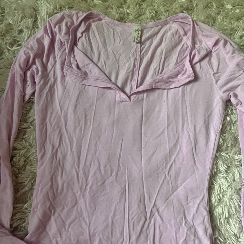Free People Pink Top
